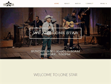 Tablet Screenshot of lonestar.tv